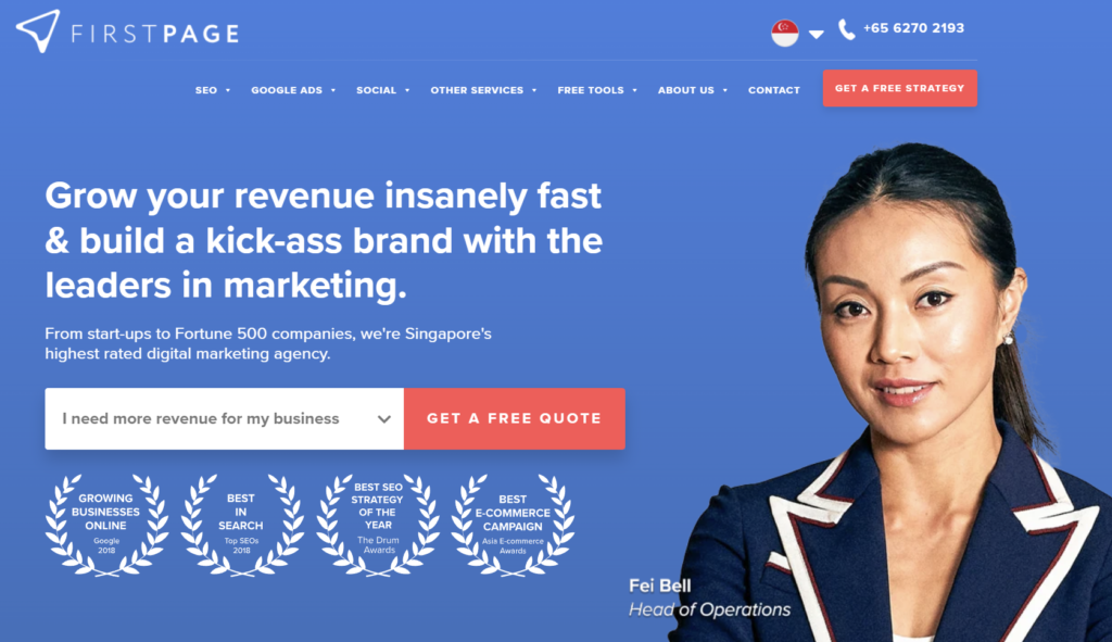 First Page Singapore