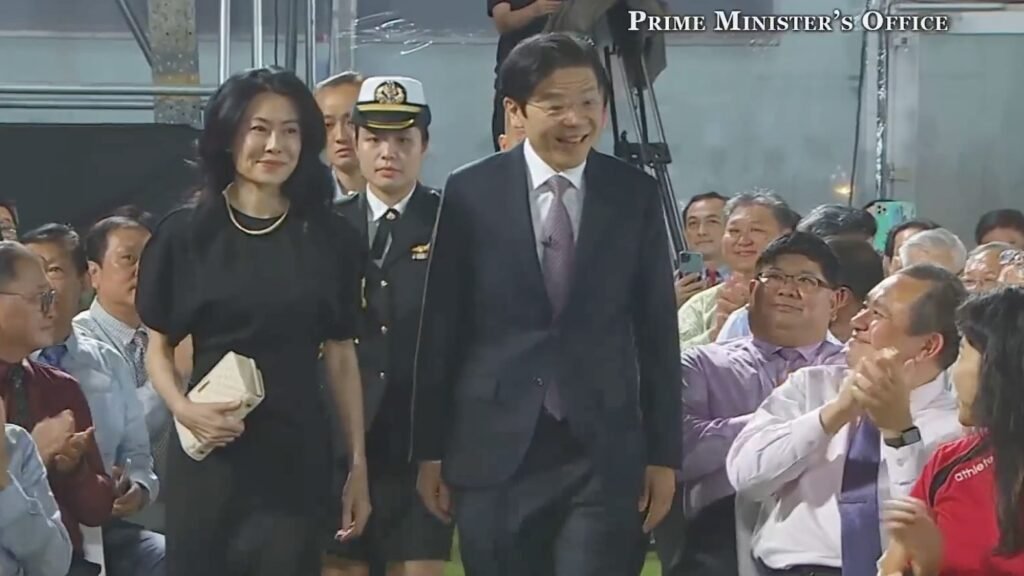 Netizens Praise Wife Of PM Lawrence Wong For Her Korean Actress Looks