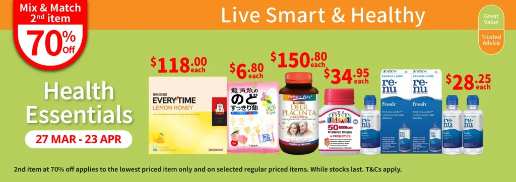 Wellness Deals Await at Guardian Live Smart & Healthy Campaign