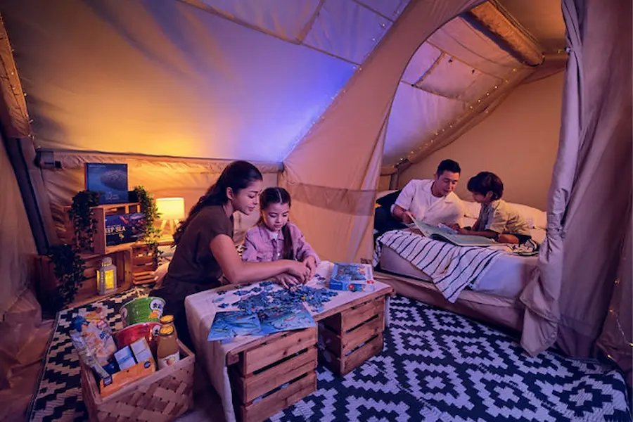 Glamping at Singapore Oceanarium: Underwater Staycation 2025