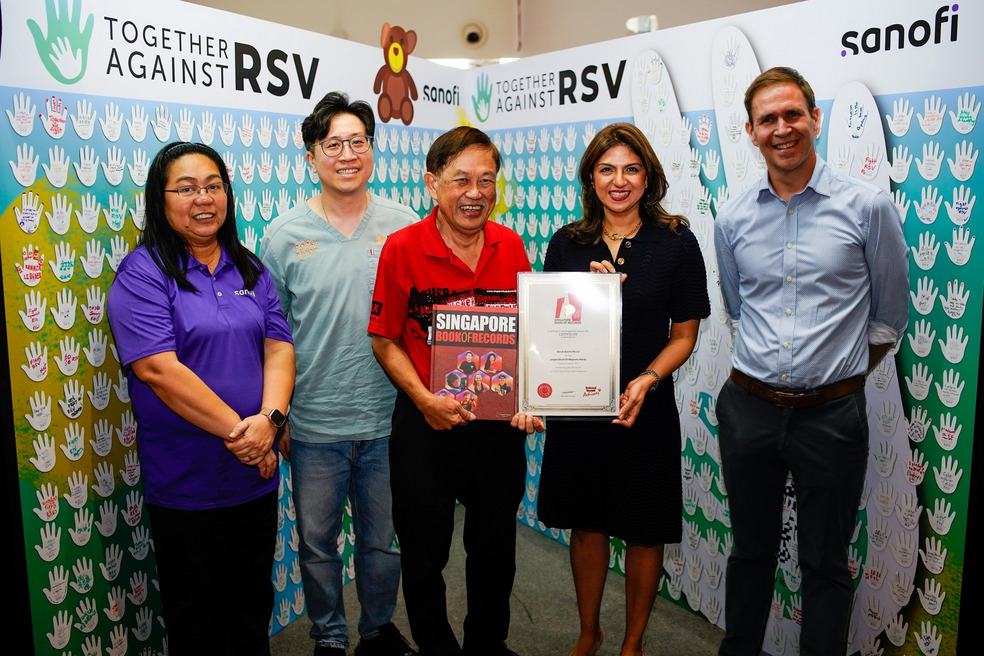 Sanofi sets Singapore Book of Records with the ‘Largest Mural of Magnetic Hands’ – a Public Pledge against Respiratory Syncytial Virus (RSV) in Nationwide Awareness Campaign