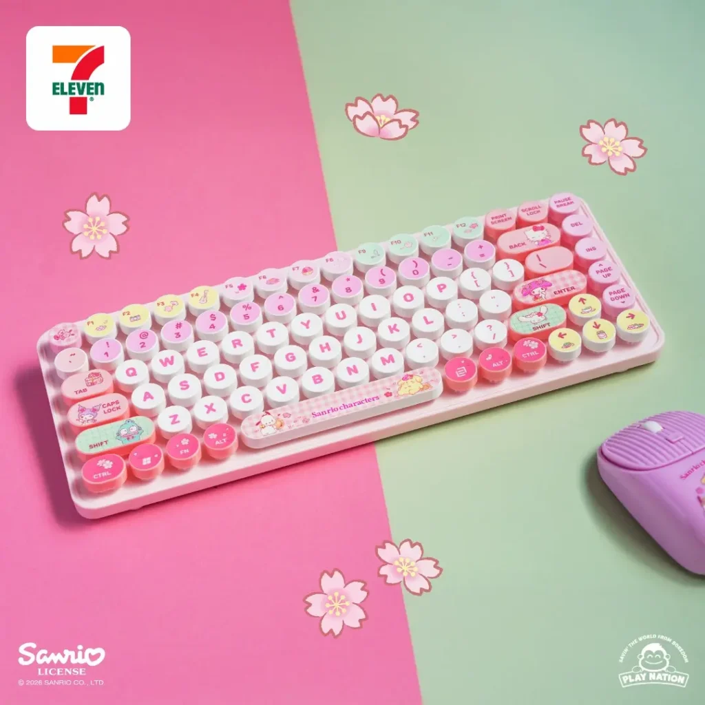 Sanrio Essentials at 7-Eleven: Must-Grab Items 1 Tech and Desk Upgrades