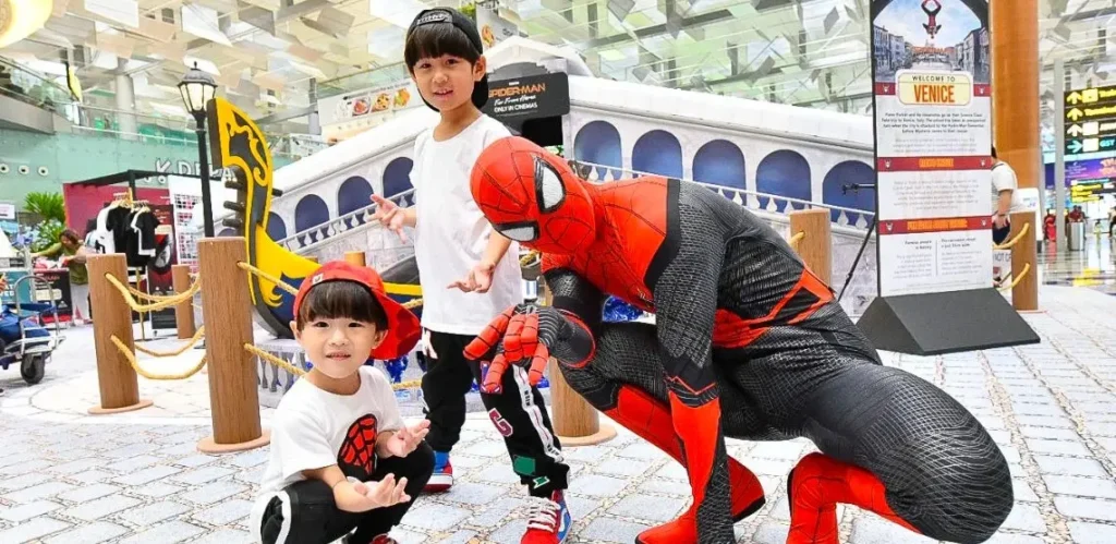 Spider-Man at Changi Airport: Scoot’s New Take-off