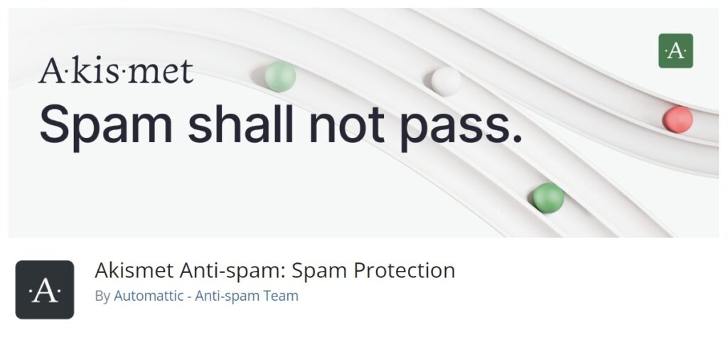 Akismet Anti-Spam Plugin