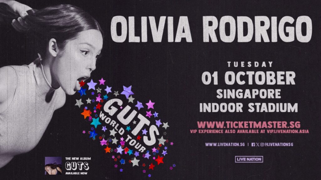 Olivia Rodrigo’s Guts World Tour Singapore: Tickets Guide