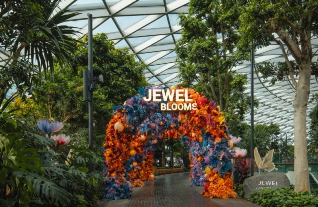 Floral Spectacle Unfolds at Jewel Changi Airport Canopy Park