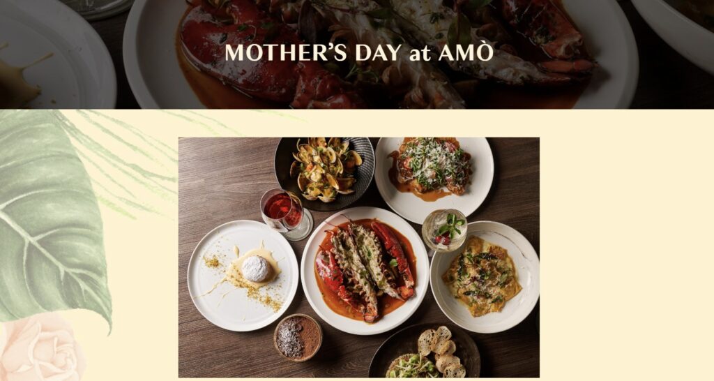 Mother’s Day at Amò