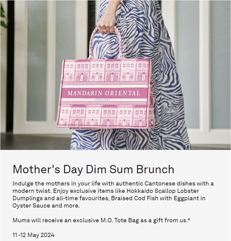 Mother's Day Dim Sum at Mandarin Oriental