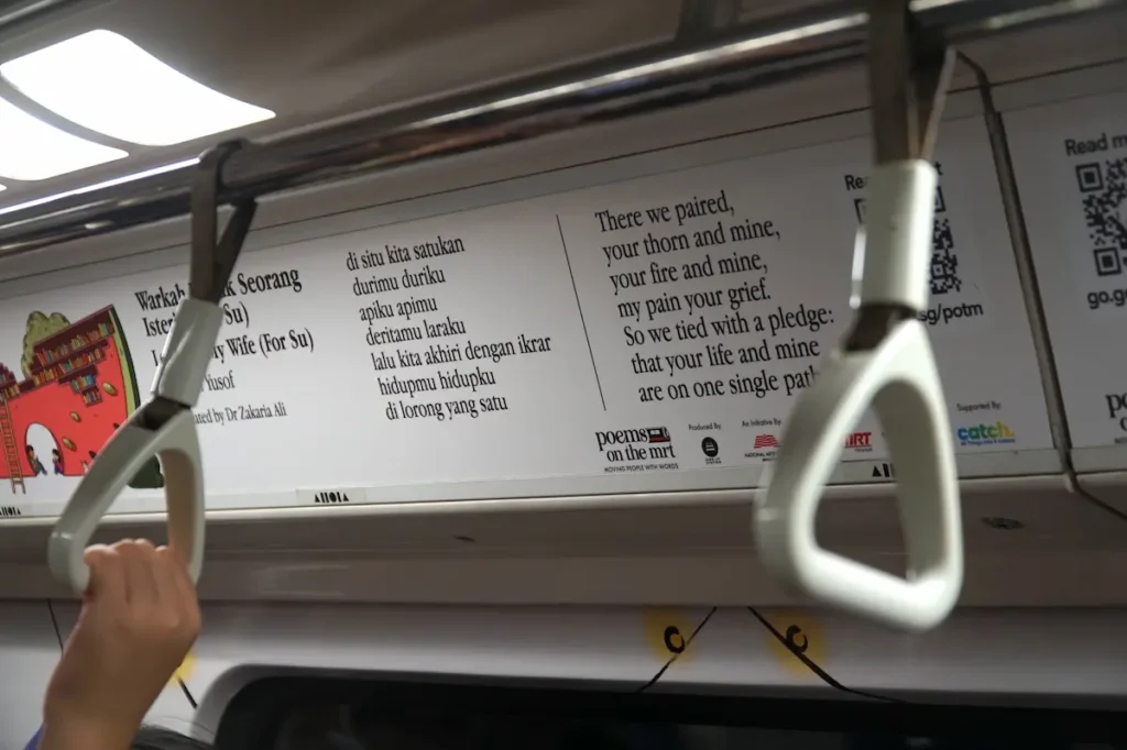 Sing Lit Poems on SMRT: A Journey Through Singapore's Literary Landscape