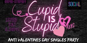 Cupid Is Stupid! Singles Party: Your Anti-Valentine's Escape in Telok Ayer