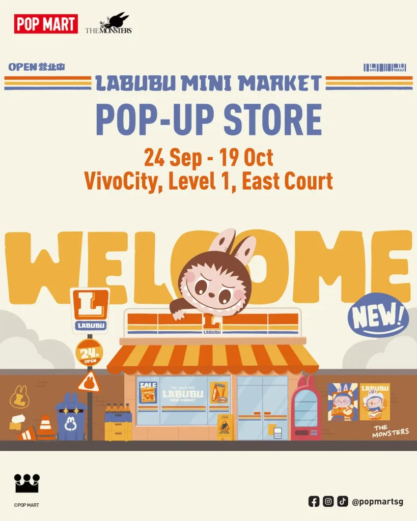 Labubu Mini Market: Singapore's Ultimate Pop-Up Experience at VivoCity
