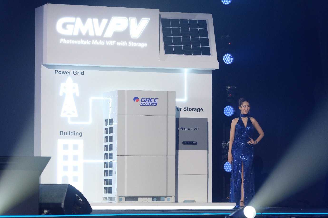 Gree Showcases Photovoltaic DC Air Conditioning System at Gree Summit Partner, Positioning Singapore as Green Innovation Hub 1 The Gree GMV PV system unveiled at the ‘Gree Summit Partner 2025’ event.