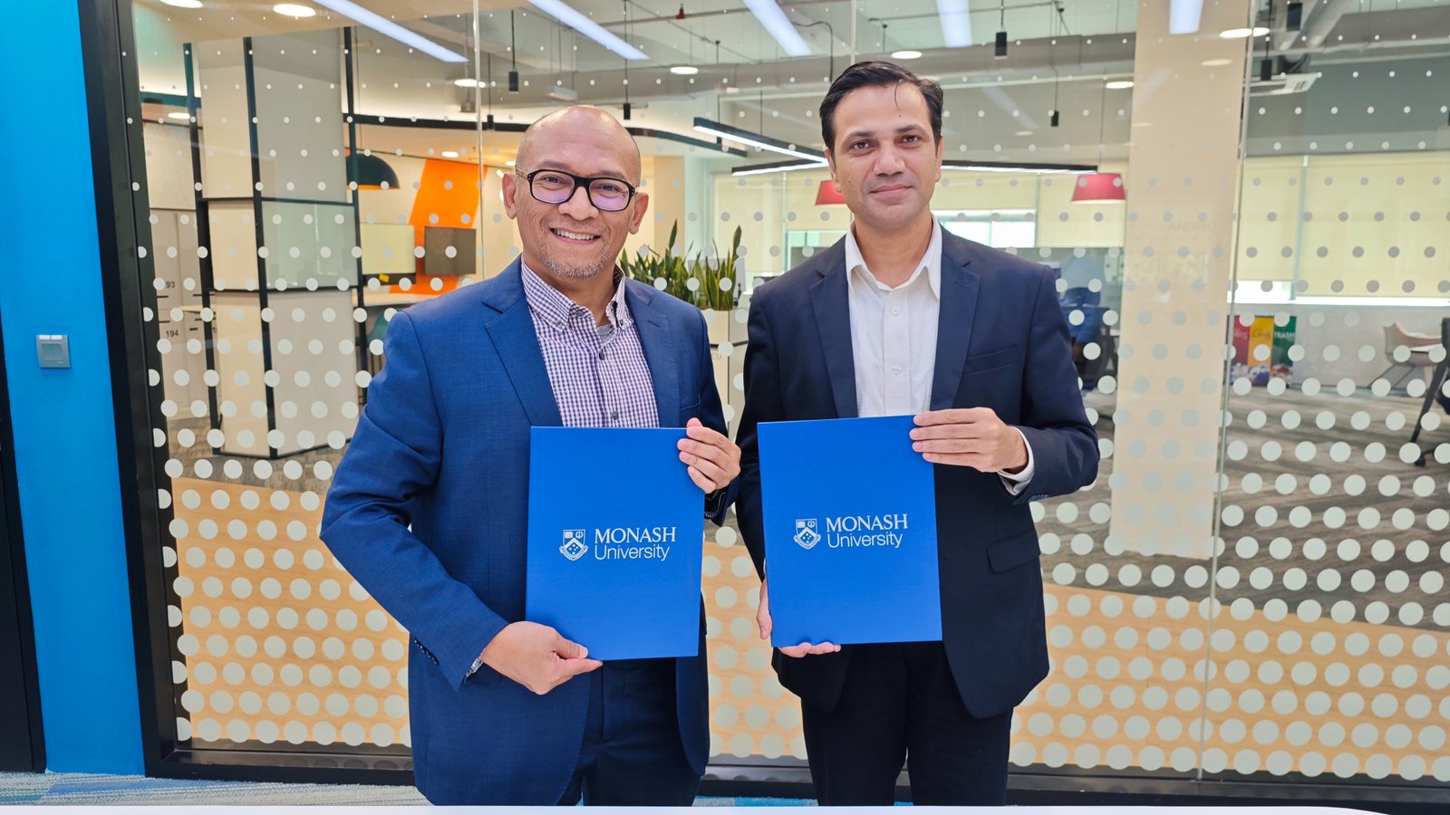 Monash University Malaysia and Tata Chemicals forge research-focused partnership: A research alliance combining industrial innovation with academic excellence to advance community health 1 Left to right: Professor Faisal Rafiq Mahamd Adikan, Vice President (Research & Development) at Monash University Malaysia and Dr Richard Lobo, Head of Innovation, R&D, Business Excellence, Chief Ethics Counsellor, at Tata Chemicals Ltd