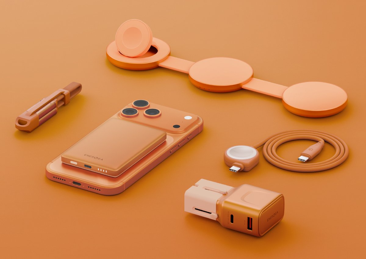 Energea Reveals Bold and Trendy Orange Collection for Modern Nomads 1 Introducing the latest collection in a bold orange shade, designed for a complete charging experience.