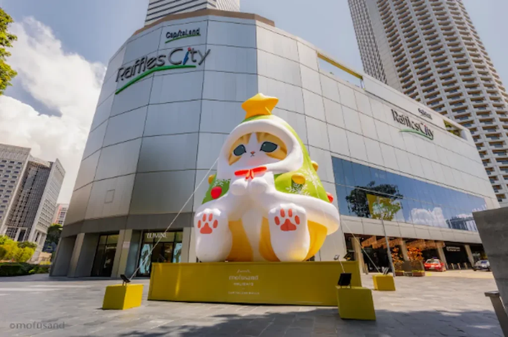 Mofusand at CapitaLand Malls: Christmas Paws Come to Singapore