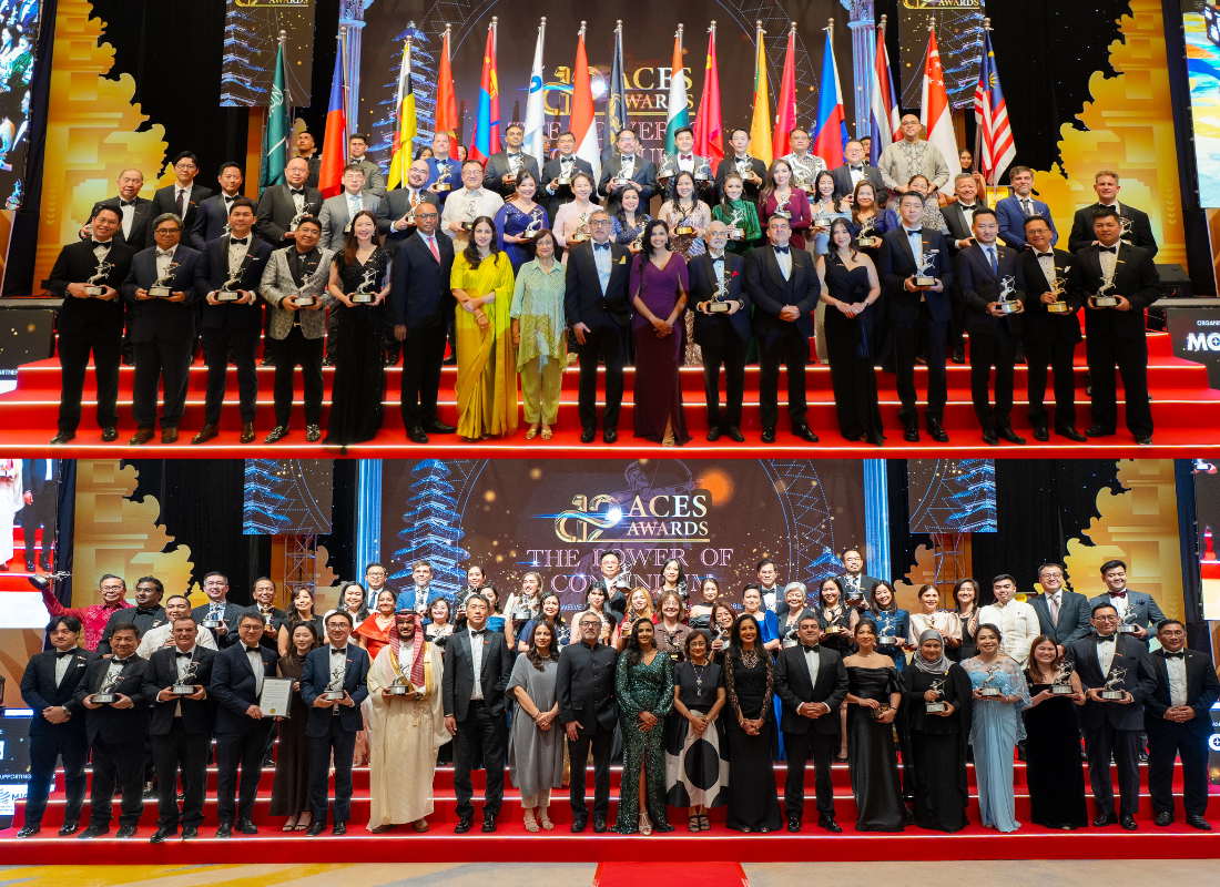 A Tapestry of Global Leadership Unfolds at the ACES Awards 2025 1 A group of champions! Celebrating the exceptional talent, sustainability focus, and leadership of our Day 1 and Day 2 ACES Award winners.