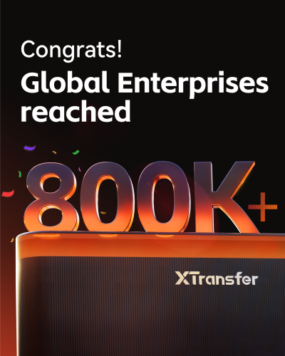 XTransfer Hits 800,000+ Global Clients