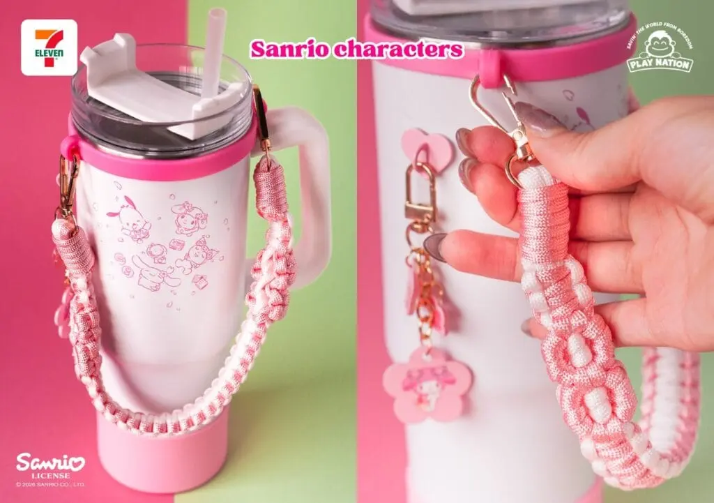Sanrio Essentials at 7-Eleven: Must-Grab Items 2 Practical Drinkware and Pouches