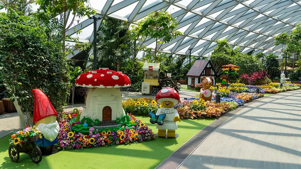 LEGO Floral Wonderland at Jewel Blooms in Singapore